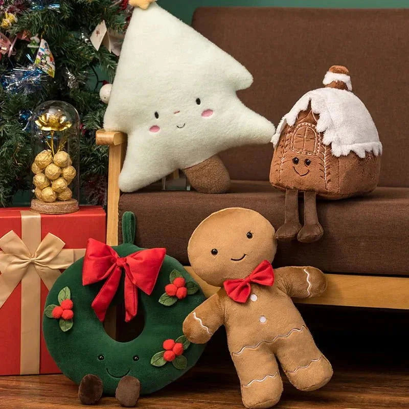 Bonecos de Pelúcia Natalinos para Decoração Lenogue
