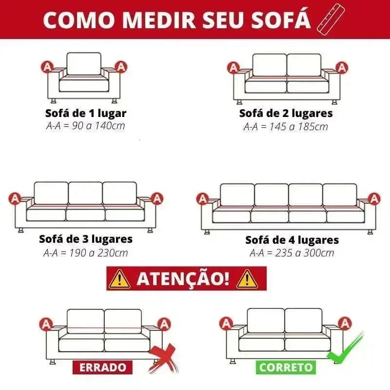 Capa para Sofá Plush Acolchoada Antiderrapante Impermeável Amarelo Lenogue