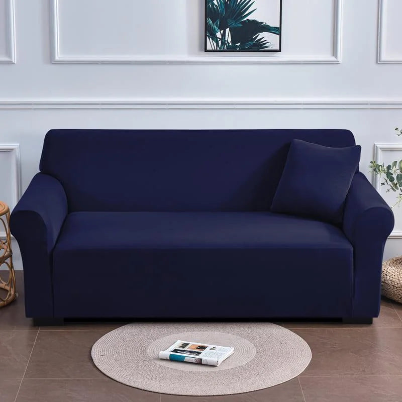 Capa para Sofá Spandex Cinza Escuro Impermeável Sala Lenogue 1 Lugar (90-140cm)