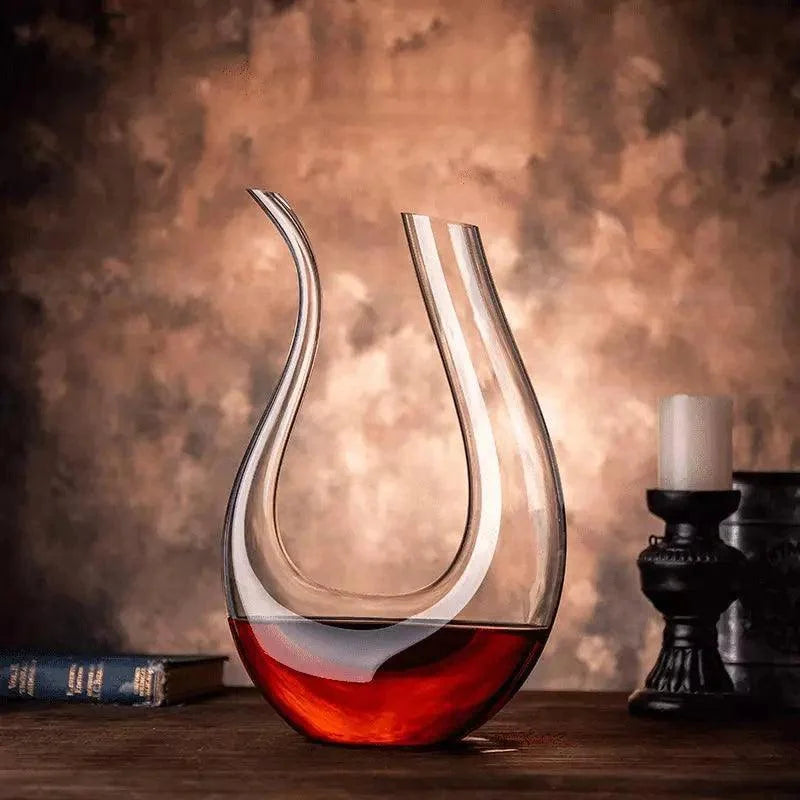 Decanter de Vinho Vidro em Formato Cisne 1500ml Lenogue Transparente
