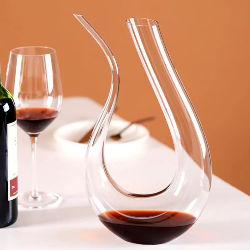 Decanter de Vinho Vidro em Formato Cisne 1500ml Lenogue Transparente
