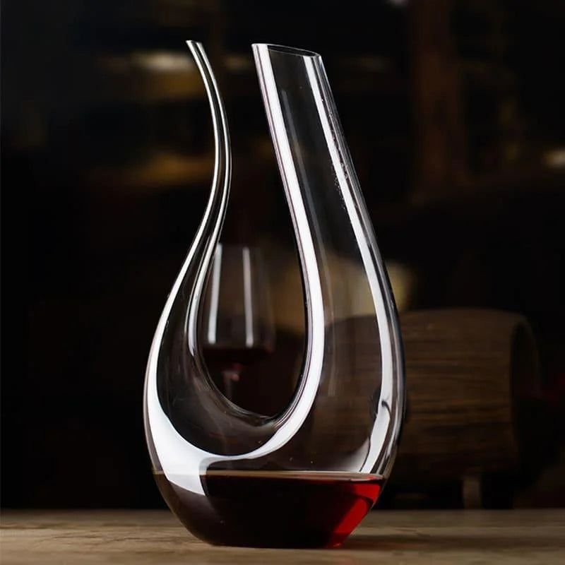 Decanter de Vinho Vidro em Formato Cisne 1500ml Lenogue Transparente