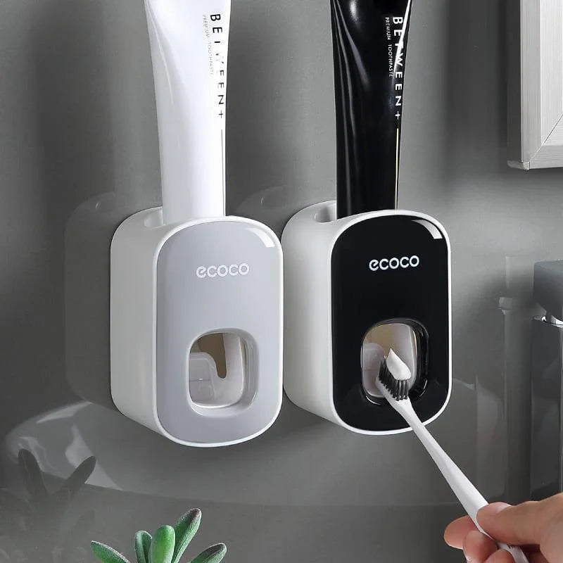 Dispenser Automático de Pasta Dente Compacto para Banheiro Lenogue