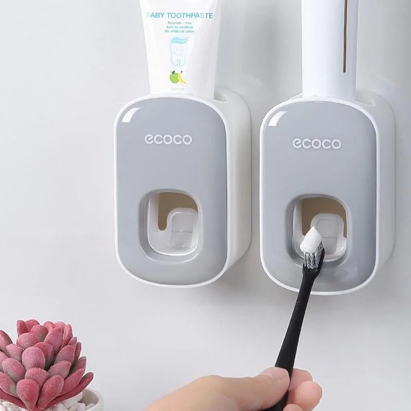 Dispenser Automático de Pasta Dente Compacto para Banheiro Lenogue