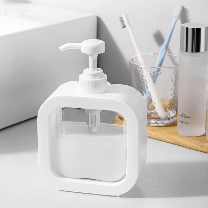 Dispenser de Sabonete Líquido Abs para Banheiro e Cozinha Lenogue
