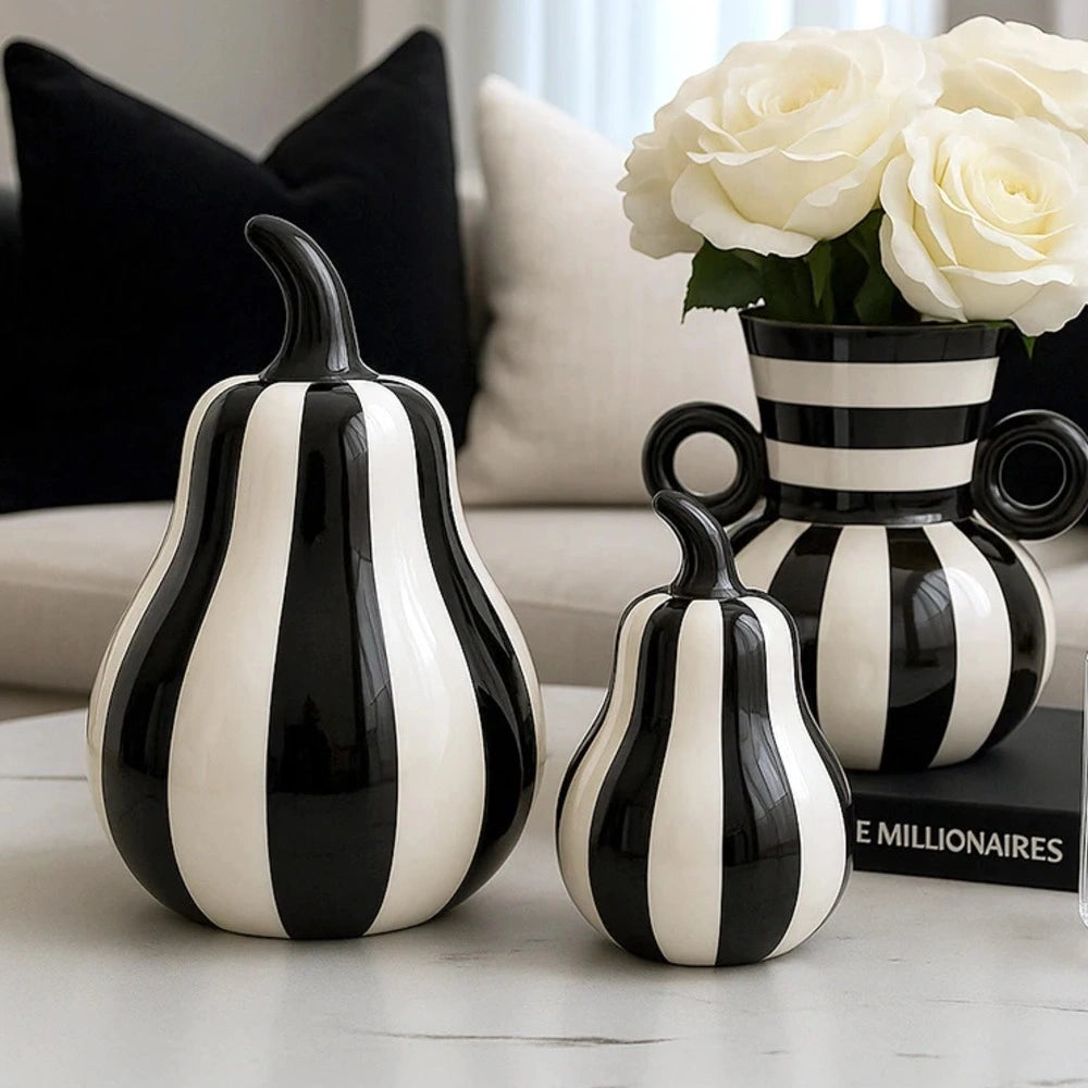 Escultura de Frutas Parfum Design Geométrico em Cerâmica Lenogue