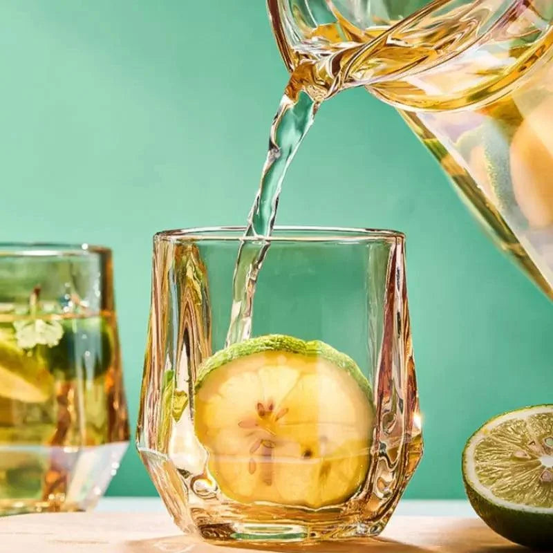 Jarra de Vidro Borossilicato 1.8l com Tampa para Bebidas Lenogue