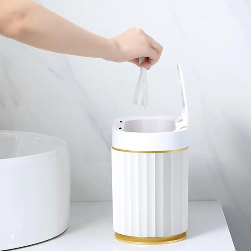 Lixeira Automática de Pia com Sensor para Banheiro e Cozinha Lenogue 5l
