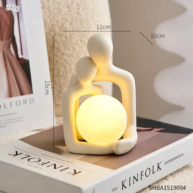 Luminária de Casal Estilo Nórdico para Quarto e Decoração Lenogue