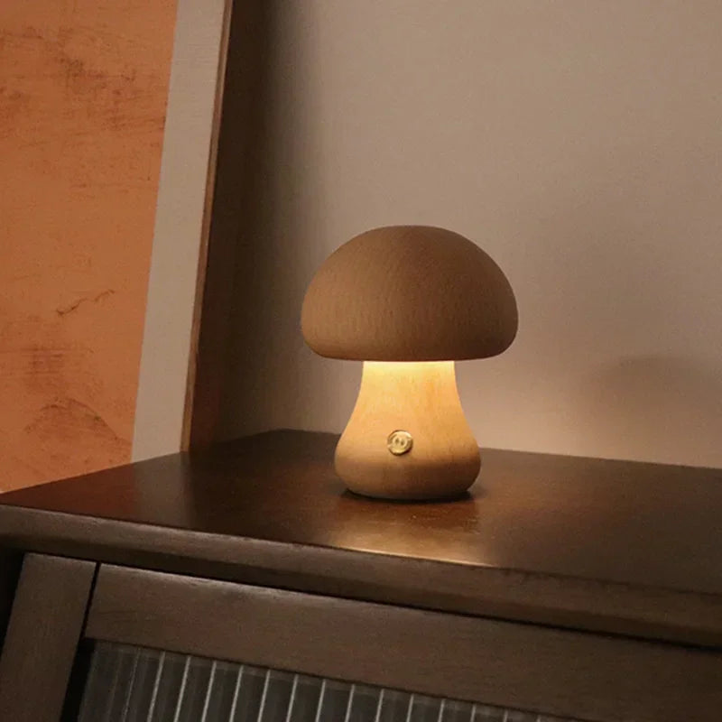 Luminária de Mesa Led Recarregável com 3 Cores para Quarto Lenogue Bege (p)