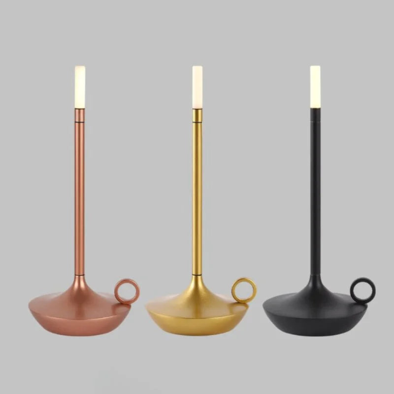 Luminária de Mesa Led sem Fio Recarregável para Decoração Noturna Lenogue
