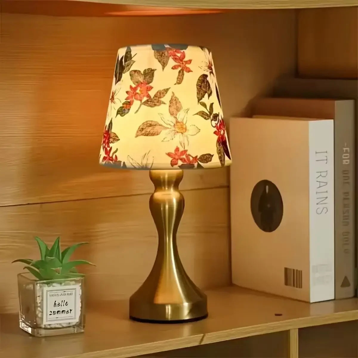 Luminária de Mesa Toile Estilo Nórdico Abajur Tecido Regulável Lenogue