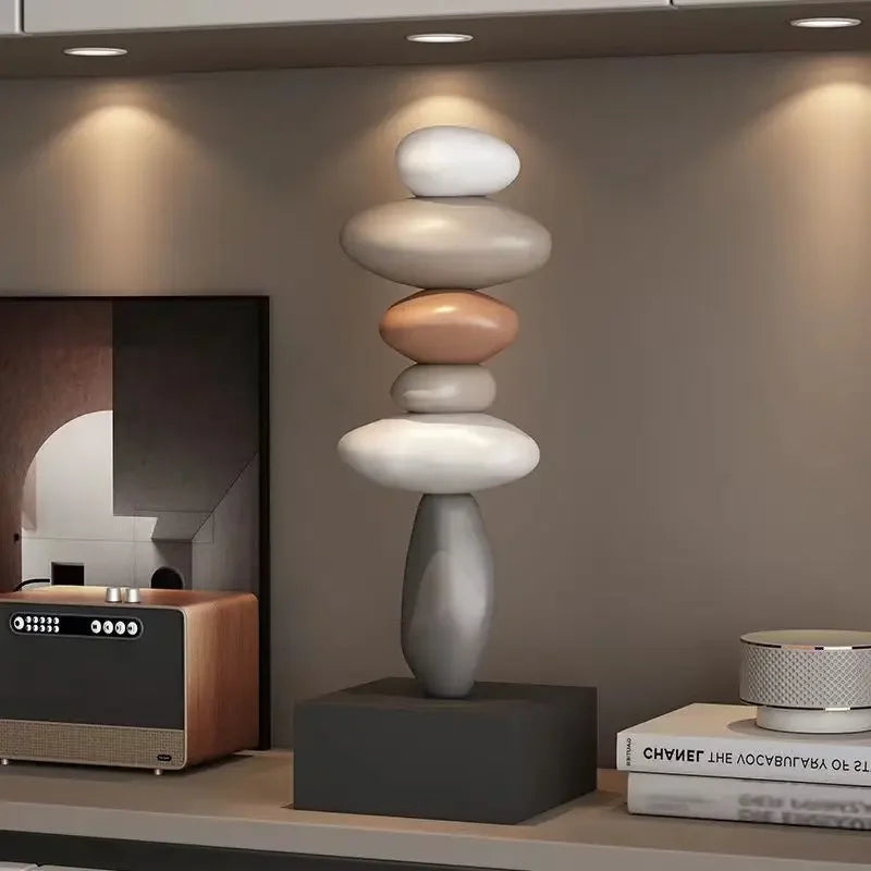 Miniaturas Decorativas em Resina para Escritório e Sala Estilo Moderno Lenogue