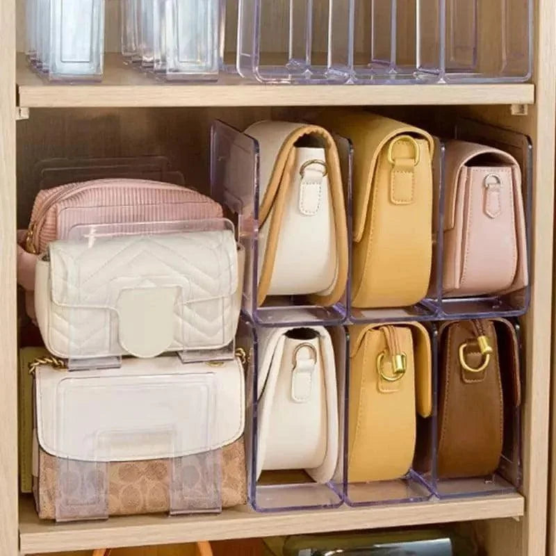 Organizador de Bolsas e Acessórios Acrílico Transparente Lenogue