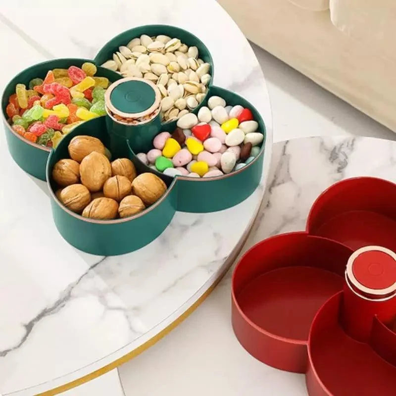 Organizador Giratório para Alimentos e Doces com Tampa Hermética Lenogue