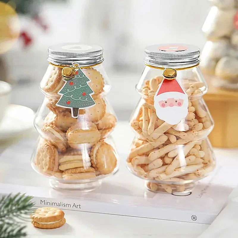 Pote de Natal para Festas árvore Verde e Boneco Neve Lenogue