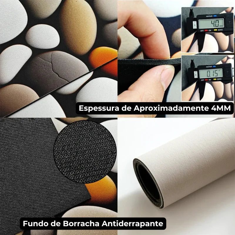 Tapete de Banheiro Minimalista Antiderrapante com Secagem Rápida Lenogue