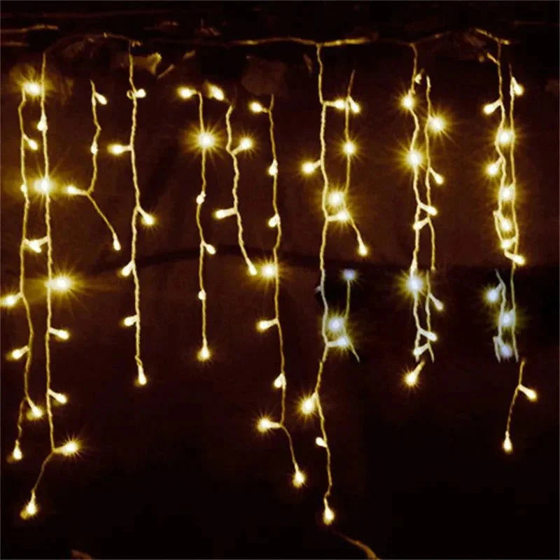 Varal de Luzes Natal Brilhante 5 Metros Lenogue Amarelo / 220v