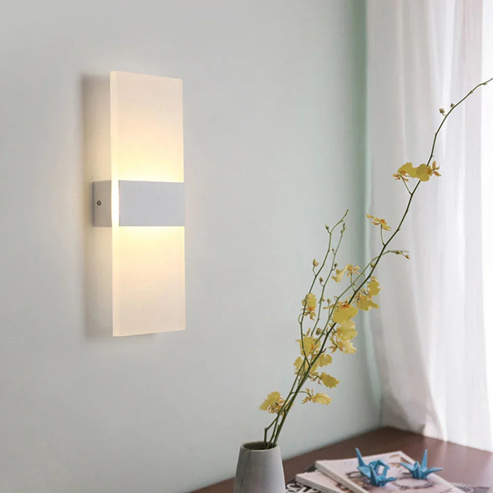 Arandela Led de Parede com Sensor Touch e Usb para Quarto Lenogue