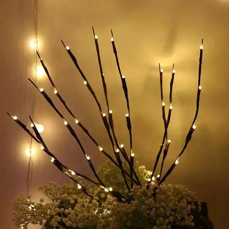Árvore de Natal Led com Galhos Iluminados para Decoração Lenogue