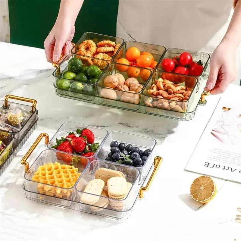Bandeja Multifuncional para Lanches com Potes Organizadores Lenogue