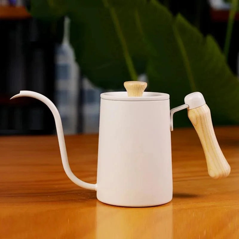 Chaleira Gooseneck Inox 600ml para Preparo de Café Especial e Chá Lenogue