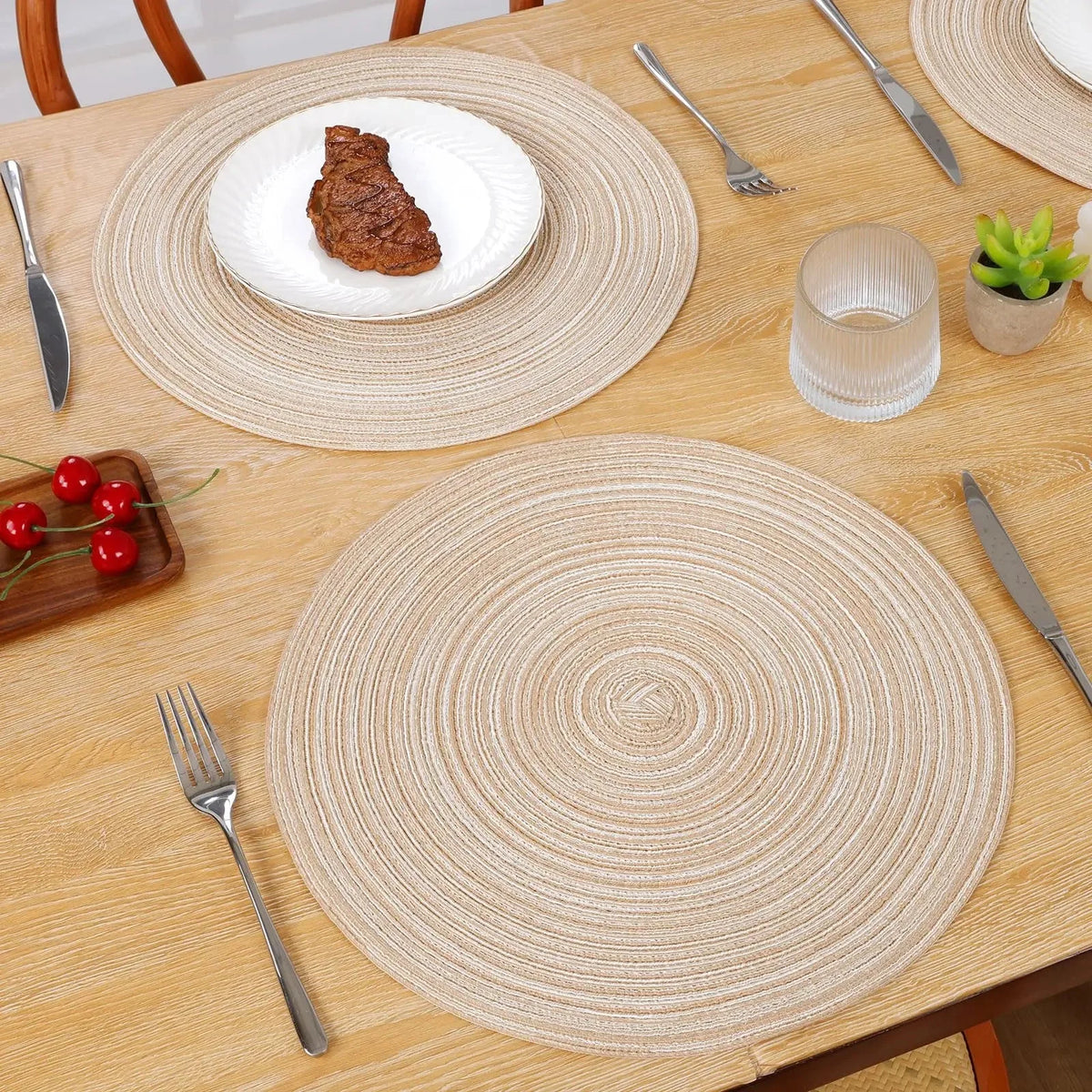 Conjunto de Jogo Americano 6 Peças para Mesa Jantar Lenogue