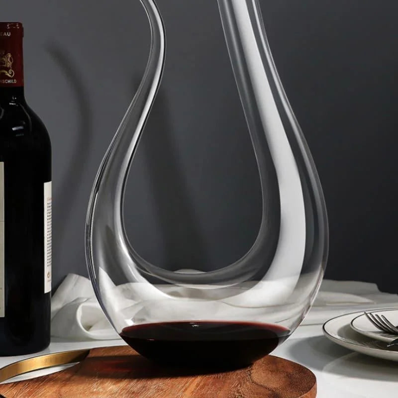 Decanter de Vinho Vidro em Formato Cisne 1500ml Lenogue Transparente