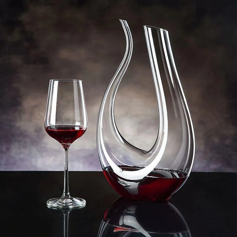Decanter de Vinho Vidro em Formato Cisne 1500ml Lenogue Transparente