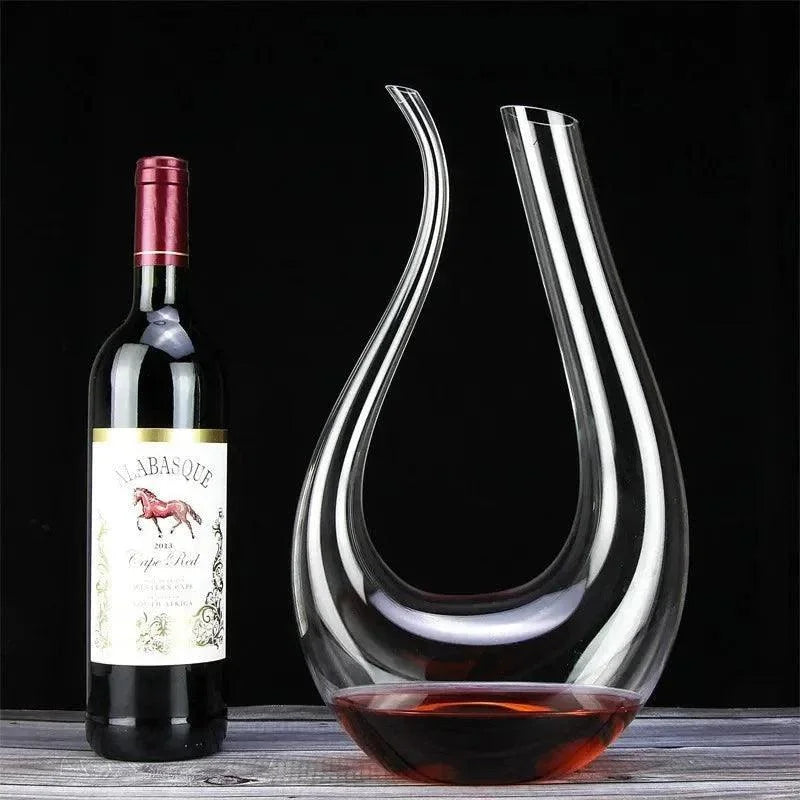 Decanter de Vinho Vidro em Formato Cisne 1500ml Lenogue Transparente