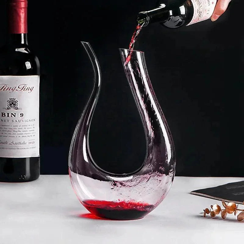 Decanter de Vinho Vidro em Formato Cisne 1500ml Lenogue Transparente