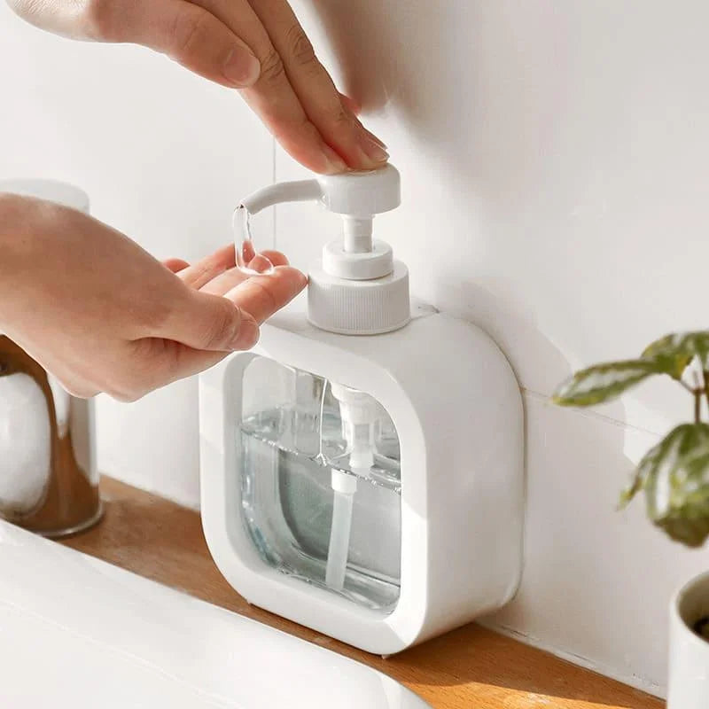 Dispenser de Sabonete Líquido Abs para Banheiro e Cozinha Lenogue