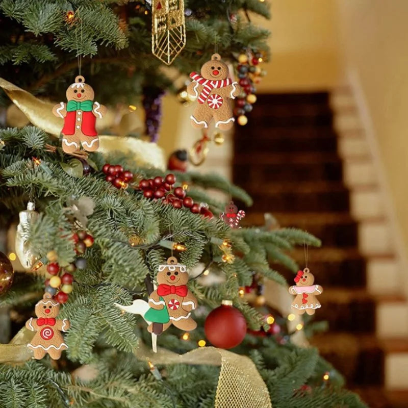 Enfeite de Natal em Formato Biscoito com 12 Unidades Lenogue