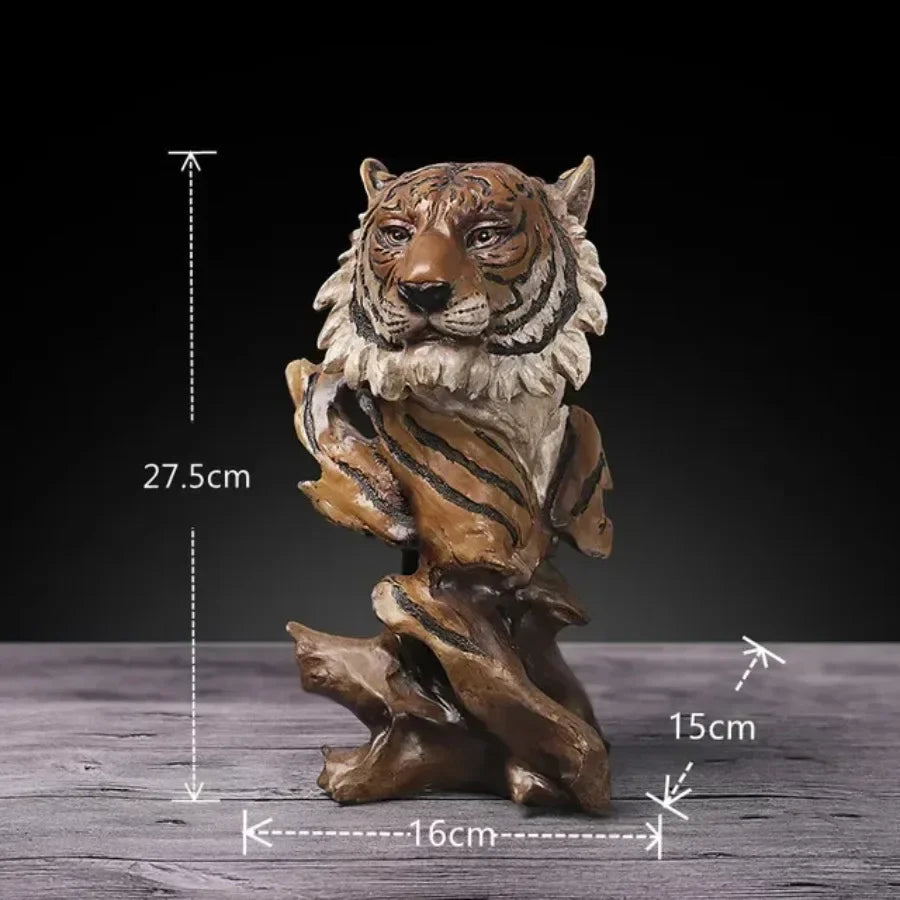 Estátua Decorativa de Animal em Resina Estilo Europeu Lenogue