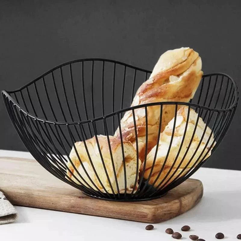 Fruteira de Metal Decorativa Multiuso para Organizar Frutas e Decorar Lenogue