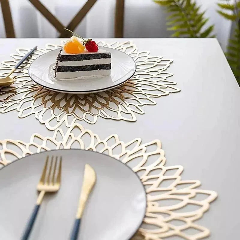 Jogo Americano Texturizado Antiderrapante para Mesa Decorativa Lenogue