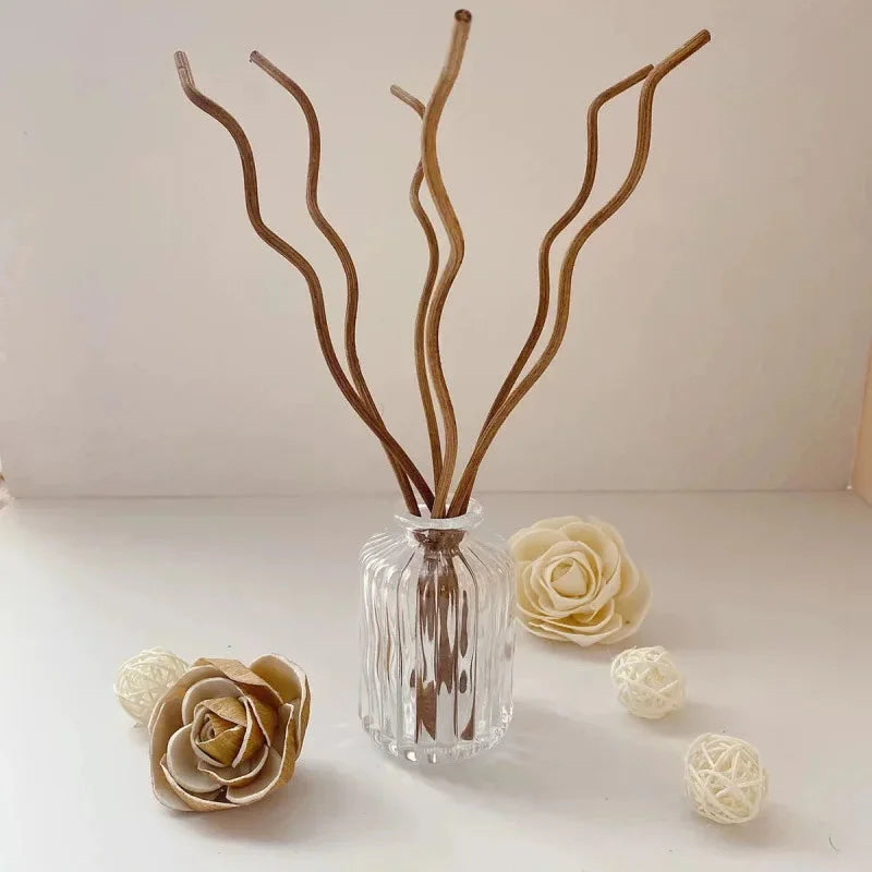Kit 20 Varetas de Rattan Onduladas para Difusores Aromas Lenogue