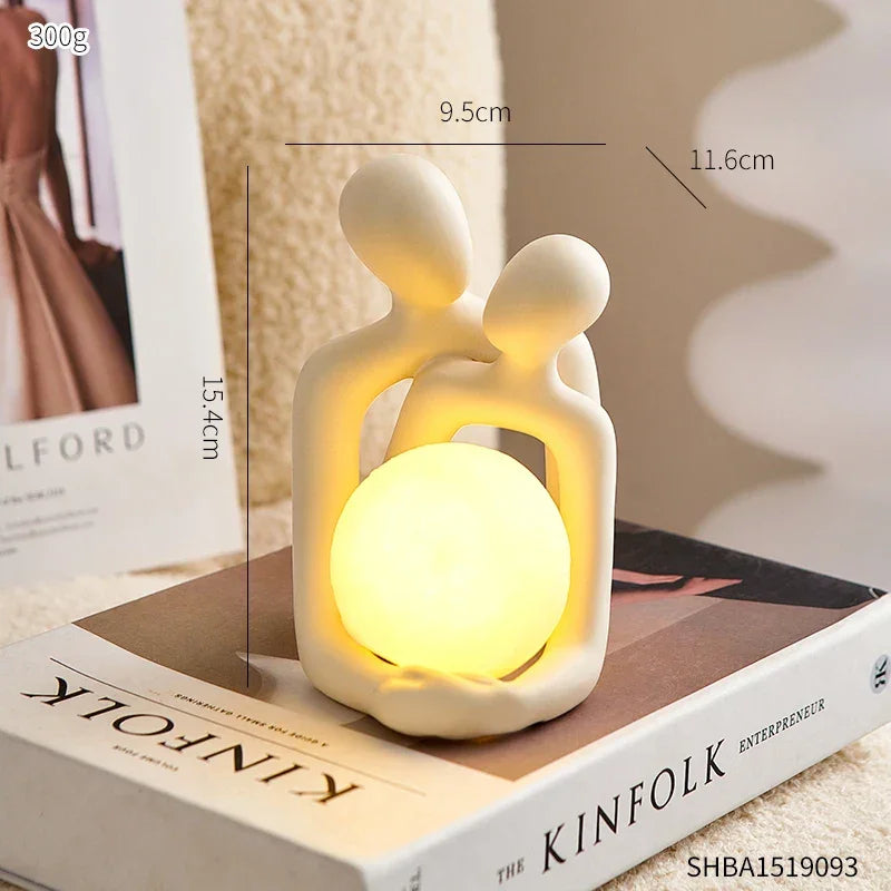 Luminária de Casal Estilo Nórdico para Quarto e Decoração Lenogue