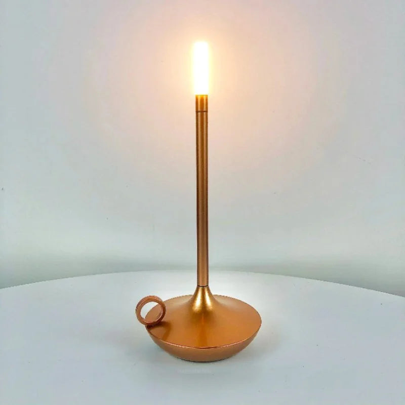 Luminária de Mesa Led sem Fio Recarregável para Decoração Noturna Lenogue Rose