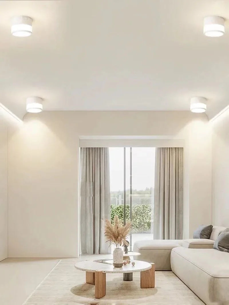 Luminária de Teto Led Alumínio Estilo Nórdico para Sala Lenogue