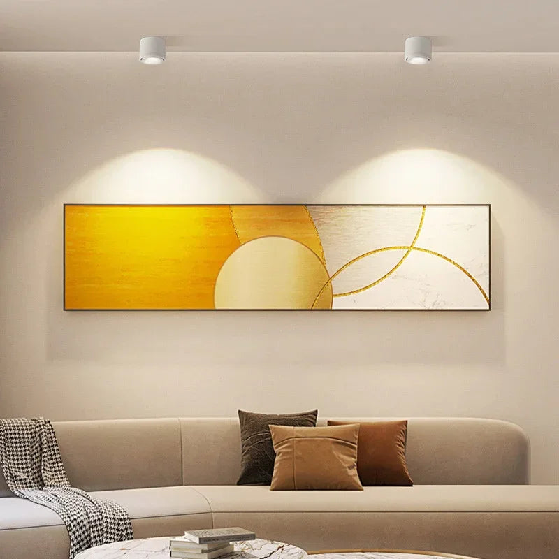 Luminária de Teto Led Rotativa Dimerizável em Alumínio Moderno Lenogue