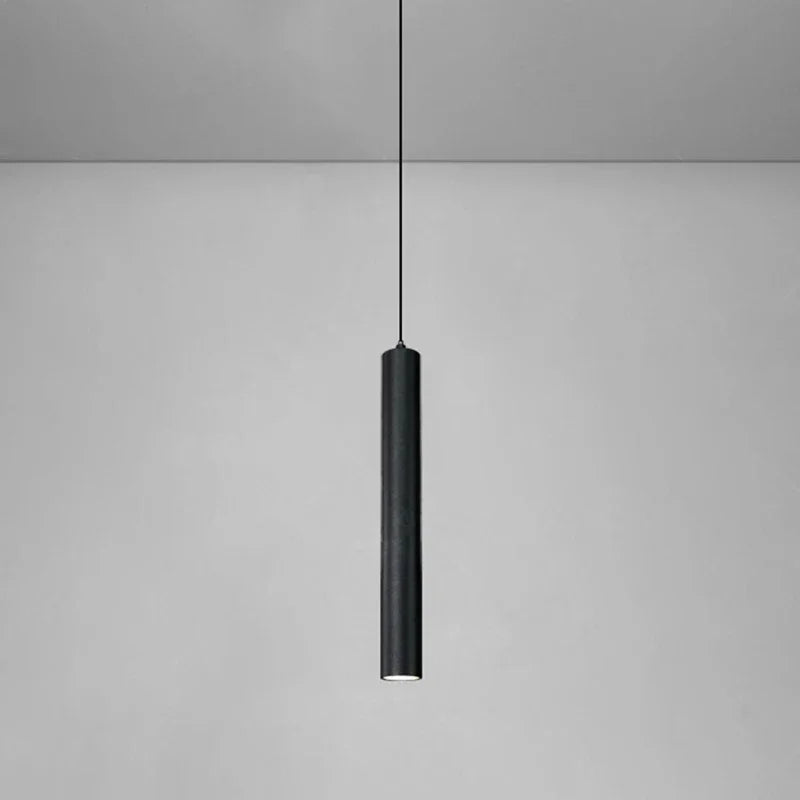 Pendente Led Duplo em Estilo Cilíndrico para Sala de Jantar Lenogue Luz Amarela / único