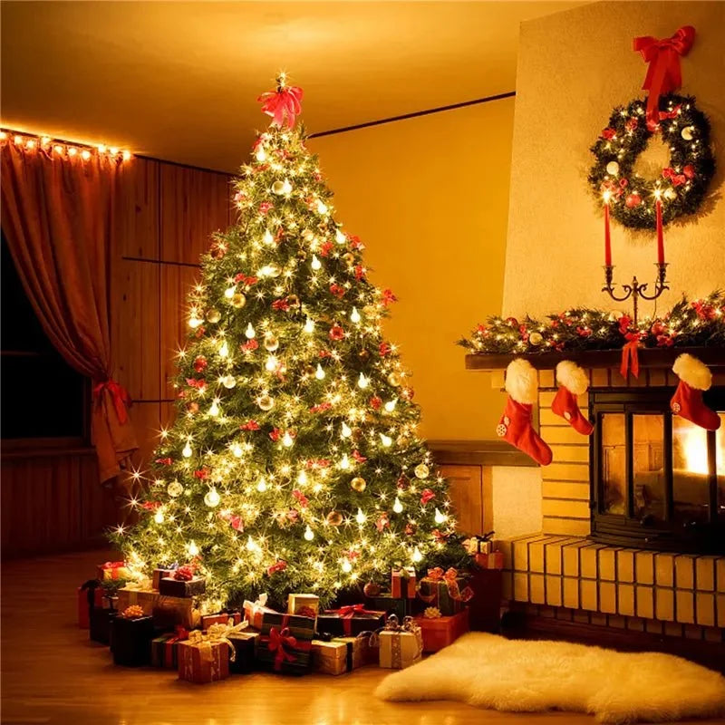 Pisca Estrela Led Decorativo para Natal Recarregável Lenogue