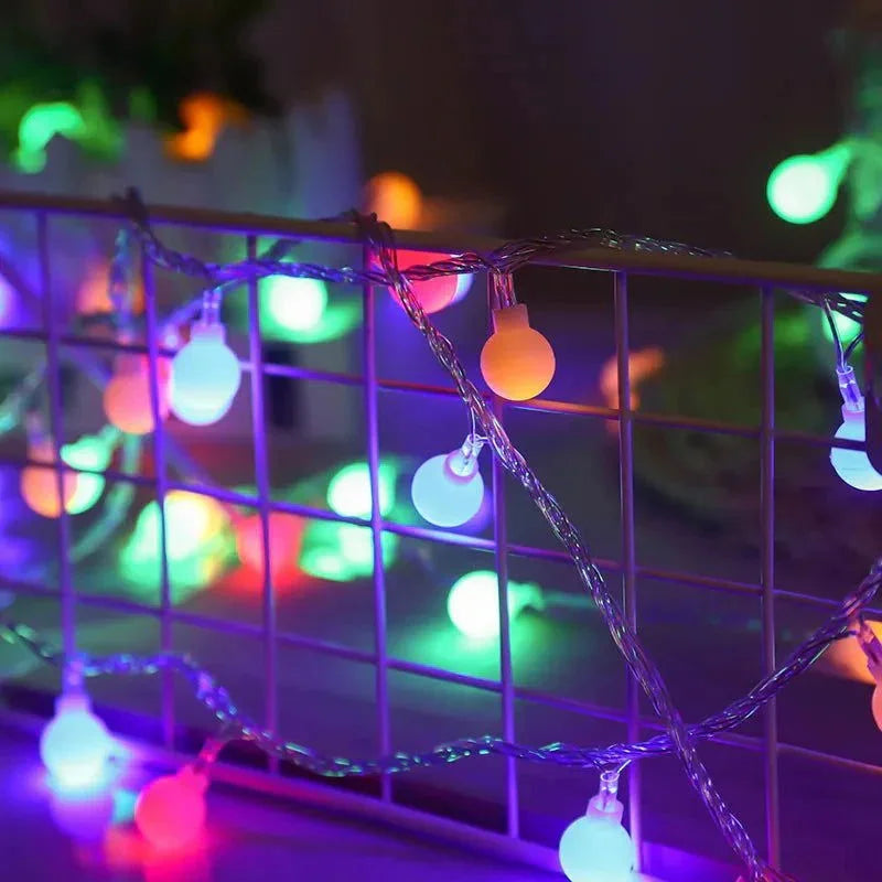 Pisca Estrela Led Decorativo para Natal Recarregável Lenogue Multicolorido / 1.5 Metros (10 Leds)