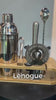 Kit Bartender 10 Peças de Aço Inox com Suporte de Bambu Lenogue