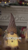 Gnomo de Natal Iluminado com Led para Decoração Lenogue
