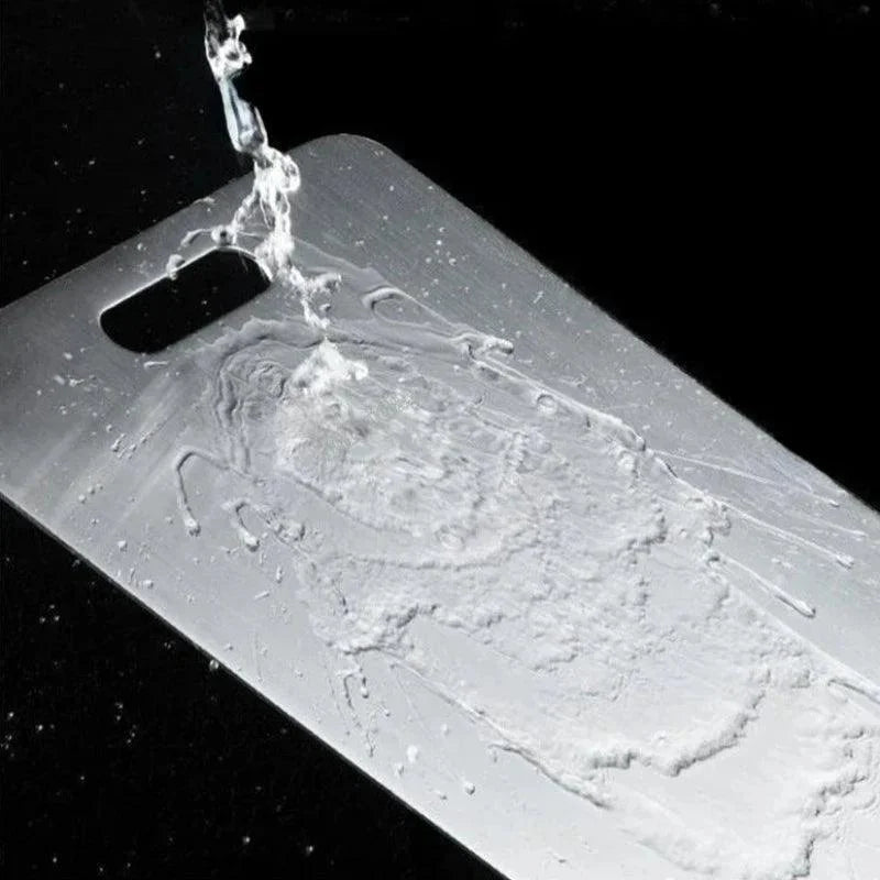 Tábua de Corte em Aço Inoxidável para Cozinha Antiodor Lenogue