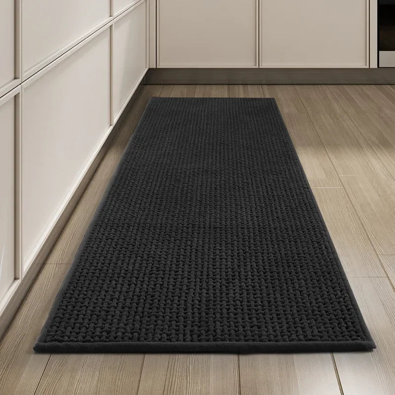 Tapete de Cozinha Confort Geométrico Impermeável Antiderrapante Lenogue Preto / 45 x 70 Cm