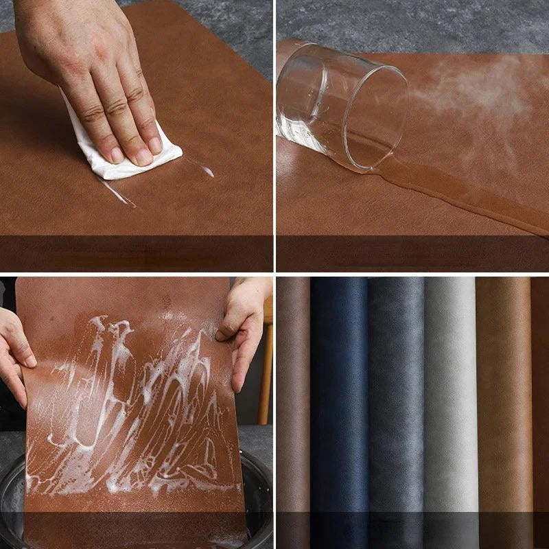 Tapete de Mesa em Couro Impermeável Lenogue