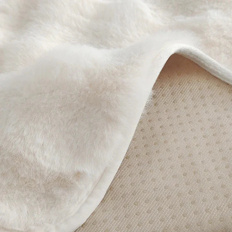 Tapete de Pelúcia em Textura Aveludada para Quarto e Sala Lenogue